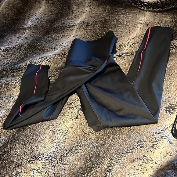 Savage X Fenty Rihanna Hotline High-Waist black Caviar Leggings Sz 1X - Picture 10 of 15